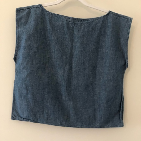 OZMA denim sleeveless top, EUC - Picture 7 of 10